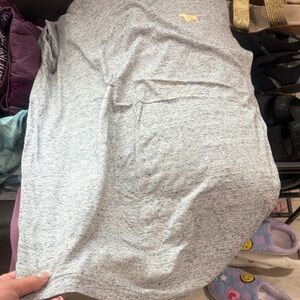 PINK Victoria's Secret Heather Gray Pullover t shirt